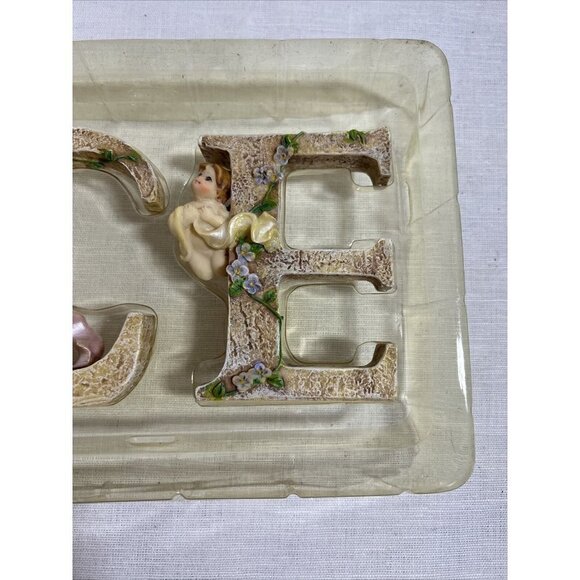 Classic Treasures Collectable PEACE 4” Letter Figurines Decor - Picture 5 of 11